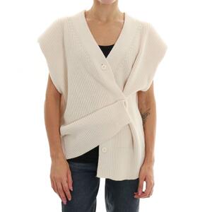 GILET IN MAGLIA HAVEONE BURRO